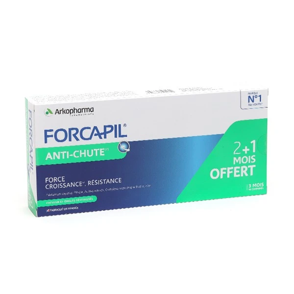 Arkopharma Forcapil Anti-Chute Comprimés - Cheveux Et Ongles - Contenance : 30 Comprimés 9 Arkopharma Forcapil Anti-Chute Comprimés - Cheveux Et Ongles - Contenance : 30 Comprimés – Image 9