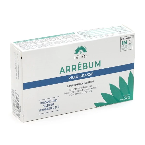 Arrêbum Peau Grasse Comprimés - Contenance : 60 Comprimés 2 Arrêbum Peau Grasse Comprimés - Contenance : 60 Comprimés – Image 2