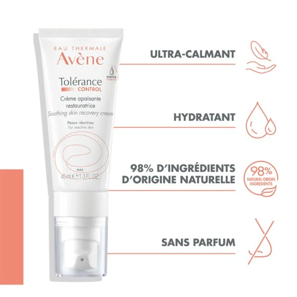 Avène Tolérance Control Crème Apaisante Restauratrice - Contenance : 40 Ml 4 Avène Tolérance Control Crème Apaisante Restauratrice - Contenance : 40 Ml – Image 4