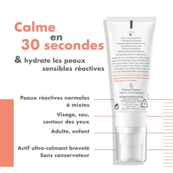 Avène Tolérance Control Crème Apaisante Restauratrice - Contenance : 40 Ml 5 Avène Tolérance Control Crème Apaisante Restauratrice - Contenance : 40 Ml – Image 5
