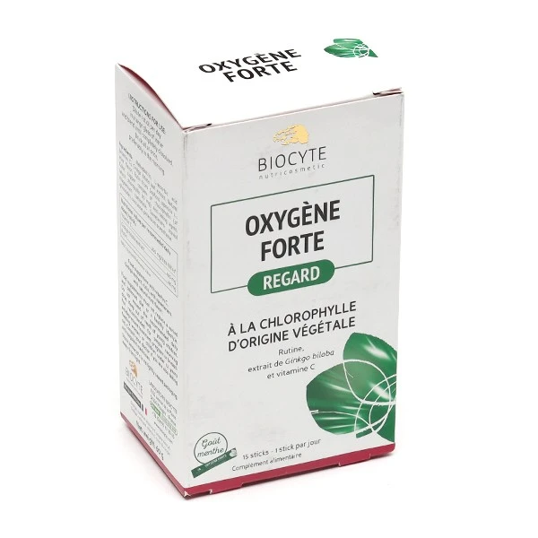 Biocyte Oxygène Forte Regard Sticks - Contenance : 15 Sachets 2 Biocyte Oxygène Forte Regard Sticks - Contenance : 15 Sachets – Image 2