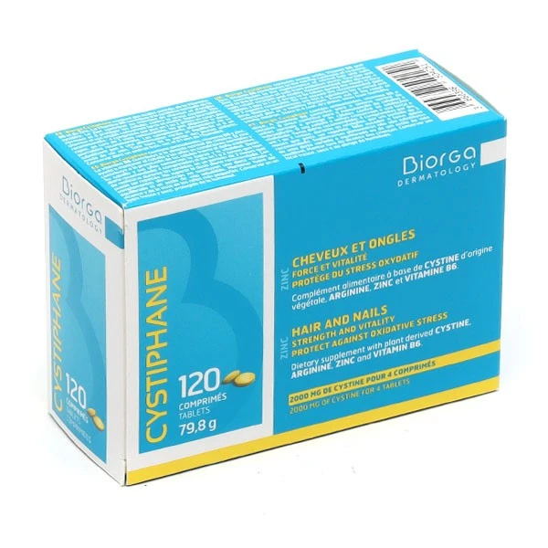Cystiphane Comprimés - Contenance : 120 Comprimés 2 Cystiphane Comprimés - Contenance : 120 Comprimés – Image 2