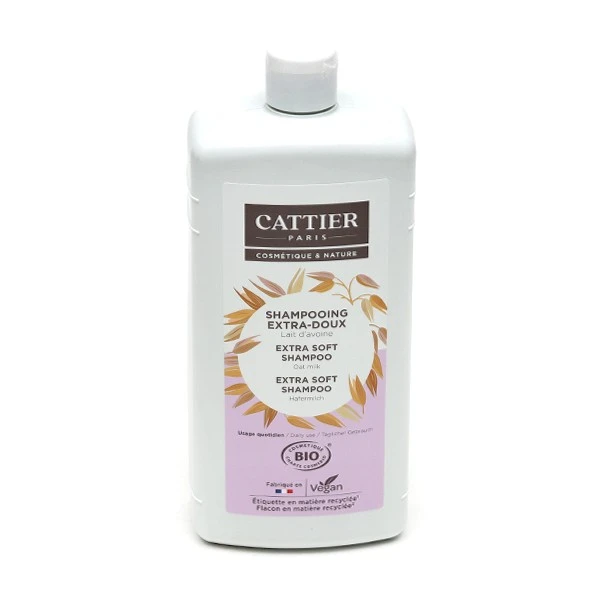 Cattier Shampooing Extra-doux Bio - Contenance : 1 L 2 Cattier Shampooing Extra-doux Bio - Contenance : 1 L – Image 2