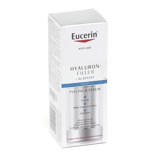 Eucerin Hyaluron Filler + 3x Effect Peeling Et Sérum Nuit - Contenance : 30 Ml 6 Eucerin Hyaluron Filler + 3x Effect Peeling Et Sérum Nuit - Contenance : 30 Ml – Image 6