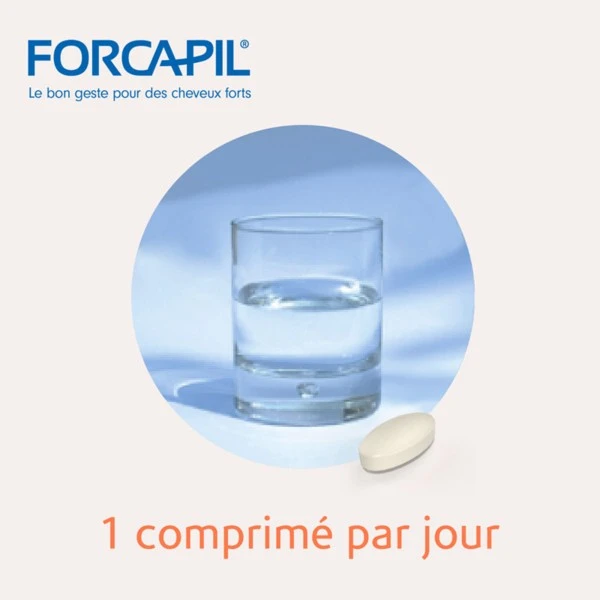 Arkopharma Forcapil Anti-Chute Comprimés - Cheveux Et Ongles - Contenance : 30 Comprimés 2 Arkopharma Forcapil Anti-Chute Comprimés - Cheveux Et Ongles - Contenance : 30 Comprimés – Image 2