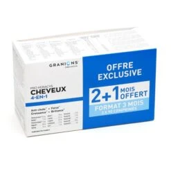 Granions Pro Keracys Cheveux 4 En 1 Comprimés - Contenance : 90 Comprimés 15 Granions Pro Keracys Cheveux 4 En 1 Comprimés - Contenance : 90 Comprimés -René furterer Soldes Magasin 6772616e696f6e732d636865766575782d342d656e2d312d666f726d61742d332d6d6f69732d66616365d84c9963