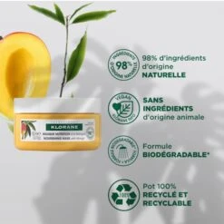Klorane Masque Beurre De Mangue - Contenance : 150 Ml 9 Klorane Masque Beurre De Mangue - Contenance : 150 Ml -René furterer Soldes Magasin 6b6c6f72616e652d6d61737175652d6265757272652d64652d6d616e6775652d310099ca3a