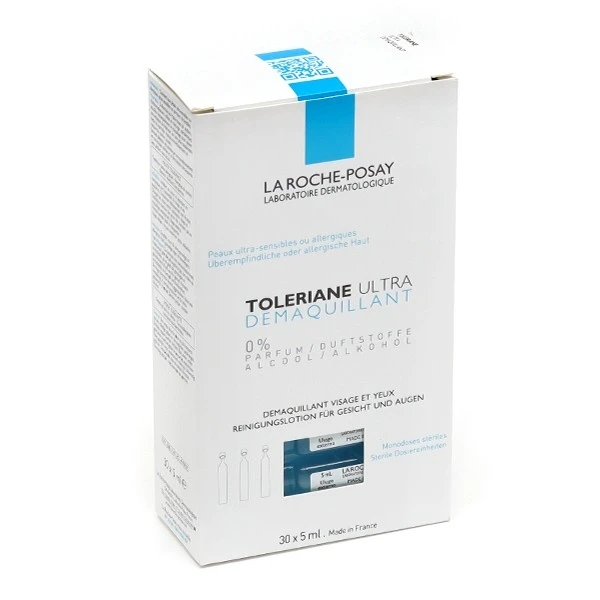 LA ROCHE-POSAY La Roche Posay Toleriane Ultra Démaquillant Unidoses - Contenance : 30 X 5 Ml 4 LA ROCHE-POSAY La Roche Posay Toleriane Ultra Démaquillant Unidoses - Contenance : 30 X 5 Ml – Image 4
