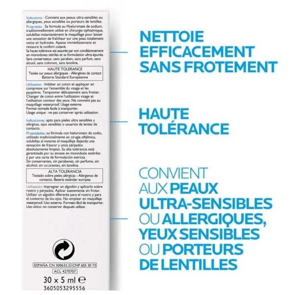 LA ROCHE-POSAY La Roche Posay Toleriane Ultra Démaquillant Unidoses - Contenance : 30 X 5 Ml 2 LA ROCHE-POSAY La Roche Posay Toleriane Ultra Démaquillant Unidoses - Contenance : 30 X 5 Ml – Image 2