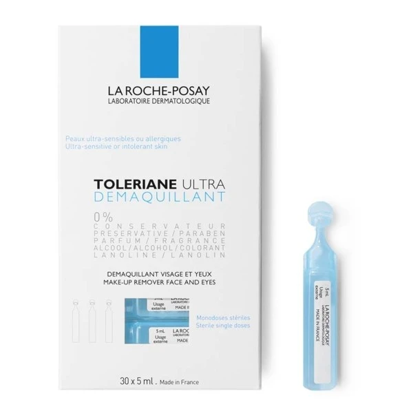 LA ROCHE-POSAY La Roche Posay Toleriane Ultra Démaquillant Unidoses - Contenance : 30 X 5 Ml 3 LA ROCHE-POSAY La Roche Posay Toleriane Ultra Démaquillant Unidoses - Contenance : 30 X 5 Ml – Image 3
