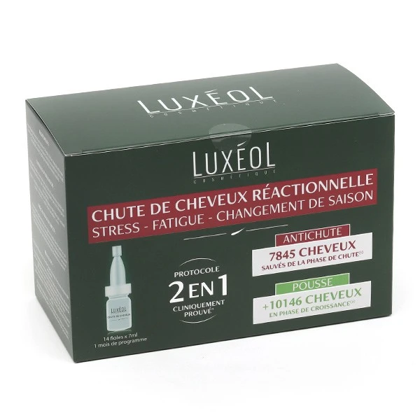 Luxéol Chute De Cheveux Réactionnelle 2 En 1 Lotion - Contenance : Par 14 4 Luxéol Chute De Cheveux Réactionnelle 2 En 1 Lotion - Contenance : Par 14 – Image 4