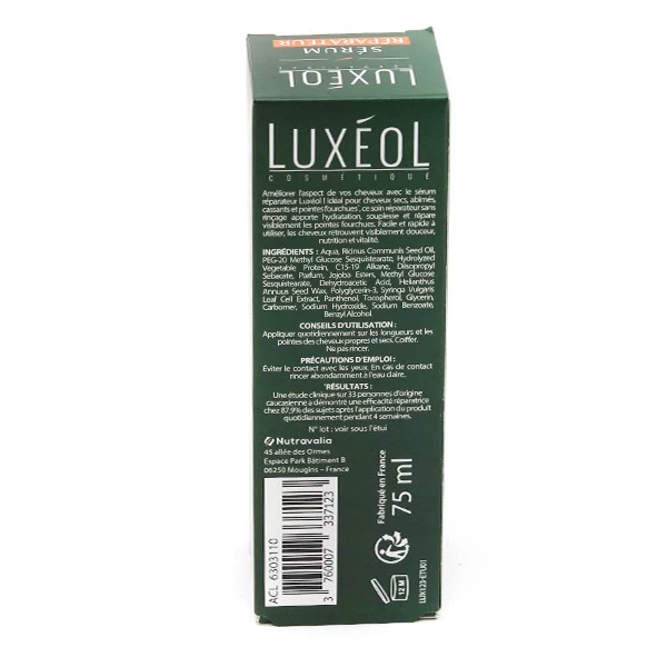 Luxéol Sérum Réparateur - Contenance : 75 Ml 1 Luxéol Sérum Réparateur - Contenance : 75 Ml