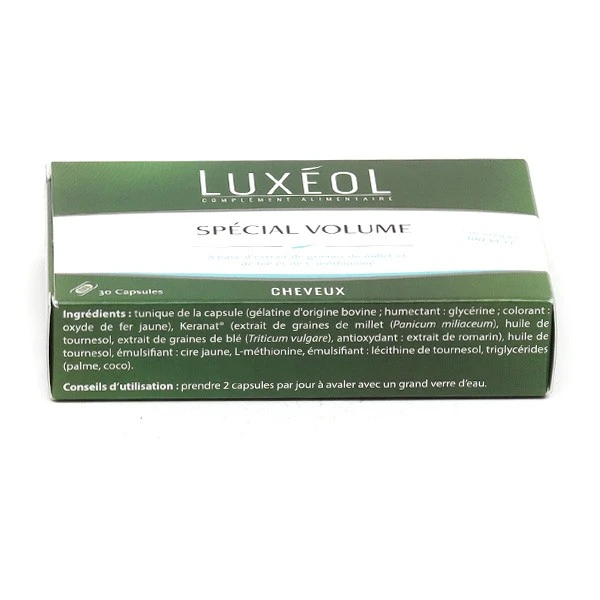 Luxéol Cheveux Spécial Volume Capsules - Contenance : 30 Capsules 2 Luxéol Cheveux Spécial Volume Capsules - Contenance : 30 Capsules – Image 2