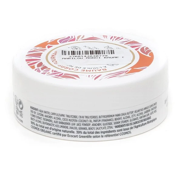 Marilou Bio Monoï Baume Corps Gourmand - Contenance : 150 Ml 1 Marilou Bio Monoï Baume Corps Gourmand - Contenance : 150 Ml