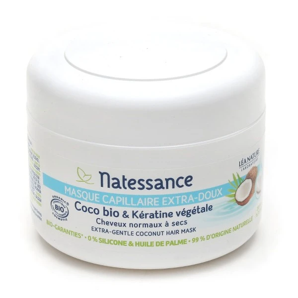 Natessance Masque Capillaire Extra-doux Coco Bio - Contenance : 200 Ml 2 Natessance Masque Capillaire Extra-doux Coco Bio - Contenance : 200 Ml – Image 2