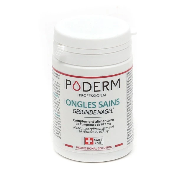 Poderm Ongles Sains Comprimés - Contenance : 30 Comprimés 3 Poderm Ongles Sains Comprimés - Contenance : 30 Comprimés – Image 3