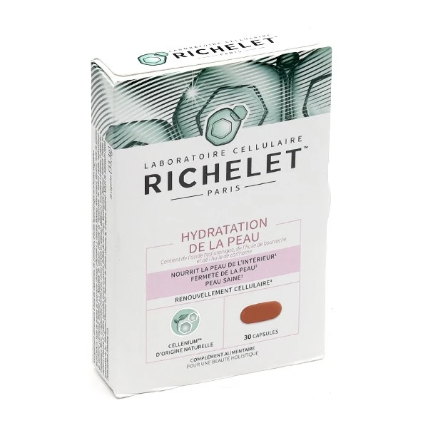 Richelet Hydratation De La Peau Capsules - Contenance : 30 Capsules 2 Richelet Hydratation De La Peau Capsules - Contenance : 30 Capsules – Image 2