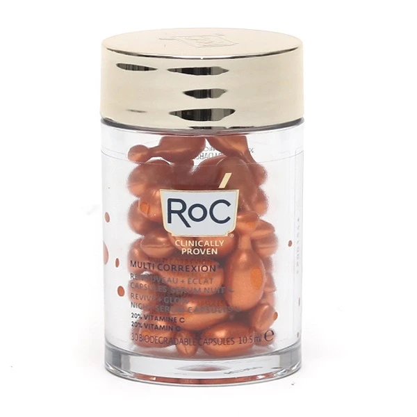 Roc Multi Correxion Capsules Sérum Nuit Renouveau Eclat - Contenance : 30 Capsules 2 Roc Multi Correxion Capsules Sérum Nuit Renouveau Eclat - Contenance : 30 Capsules – Image 2