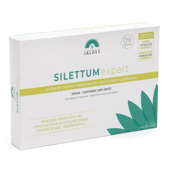 Silettum Expert Traitement Anti-chute - Contenance : 3 X 40 Ml 2 Silettum Expert Traitement Anti-chute - Contenance : 3 X 40 Ml – Image 2