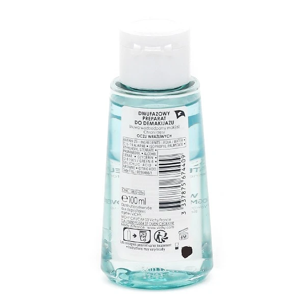 Vichy Pureté Thermale Démaquillant Waterproof Biphasé - Contenance : 100 Ml 1 Vichy Pureté Thermale Démaquillant Waterproof Biphasé - Contenance : 100 Ml