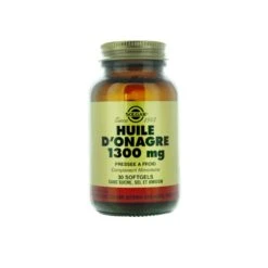 Solgar Huile D'onagre 1300 Mg Capsules - Contenance : 30 Capsules -René furterer Soldes Magasin solgar huile donagre 1300 mg 30 gelules face 1