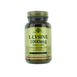 Solgar L-Lysine 1000 Mg Comprimés - Contenance : 50 Comprimés -René furterer Soldes Magasin solgar l lysine 1000 mg 50 comprimes face
