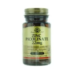 Solgar Zinc Picolinate 22 Mg Comprimés - Contenance : 100 Comprimés -René furterer Soldes Magasin solgar zinc picolinate 22 mg 100 comprimes face