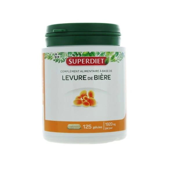 Super Diet Levure De Bière Gélules - Contenance : 125 Gélules 3 Super Diet Levure De Bière Gélules - Contenance : 125 Gélules – Image 3