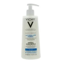 Vichy Pureté Thermale Lait Micellaire Minéral - Contenance : 400 Ml -René furterer Soldes Magasin vichy lait micellaire mineral visage et yeux 400 ml face